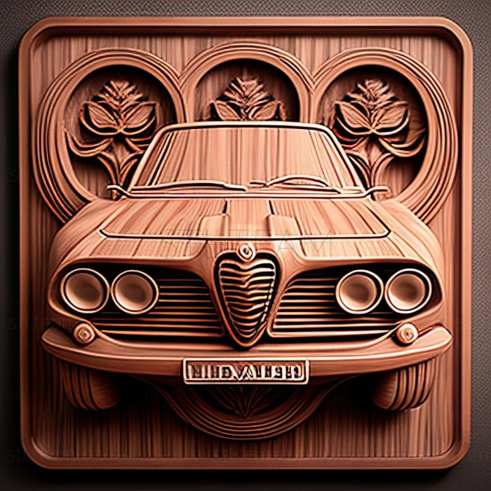 3D модель Купе Alfa Romeo серии 105115 (STL)